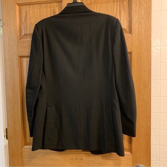 Vintage 80s-90s Mens Pierre Cardin Satin Lapel Tuxedo Formal Jacket 41L USA MADE - Picture 2 of 9